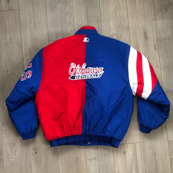 Vintage Oshawa Generals Hockey Starters Jacket XL - Picture 2 of 5